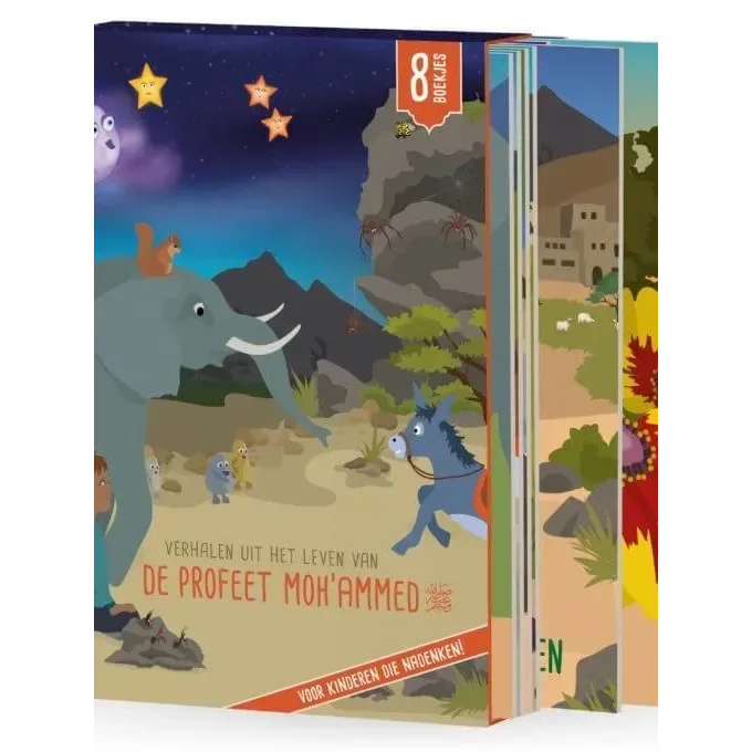 Verhalen uit het leven van de Profeet (set van 8 boekjes) - Islamboekhandel.nl
