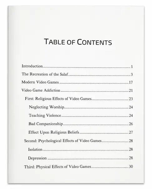 Video Games & Our Children By Shaykh Saeed Ad-Darmaki
