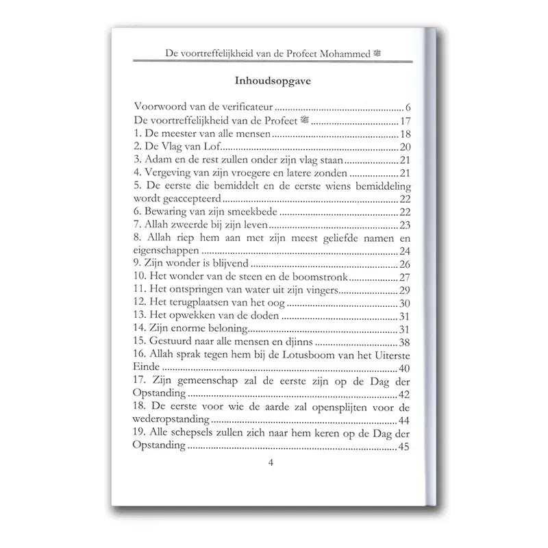 De Voortreffelijkheid van de Profeet Mohammed - Islamboekhandel.nl