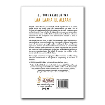 De Voorwaarden van Laa ilaaha ill Allaah - Islamboekhandel.nl