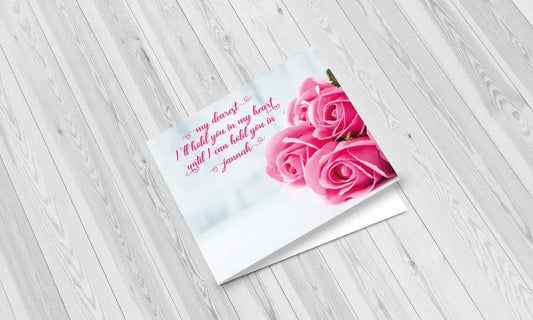 Wenskaart dearest rose - Islamboekhandel.nl