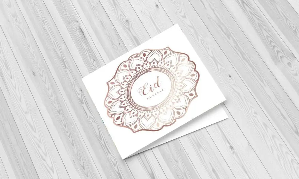 Wenskaart Eid -desert rose - Islamboekhandel.nl
