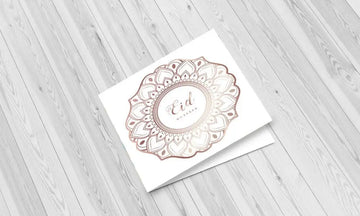 Wenskaart Eid -desert rose - Islamboekhandel.nl
