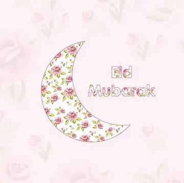 Wenskaart Eid vintage moon - Islamboekhandel.nl