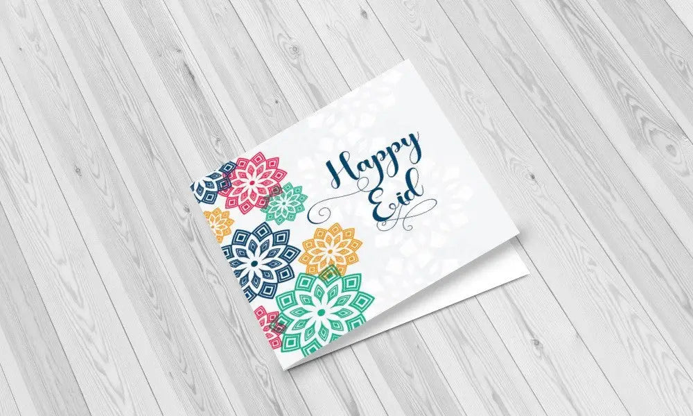Wenskaart happy Eid - Islamboekhandel.nl