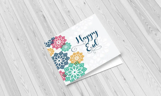 Wenskaart happy Eid - Islamboekhandel.nl