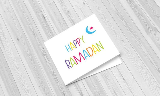 Wenskaart happy Ramadan - Islamboekhandel.nl