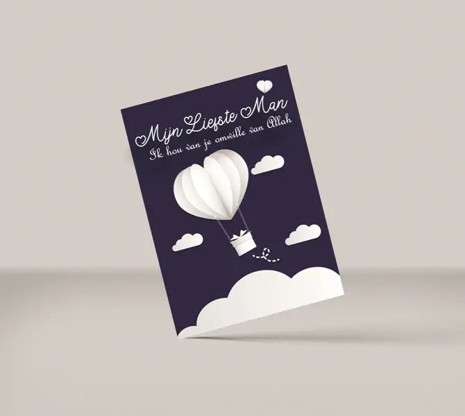 Wenskaart -liefste man - Islamboekhandel.nl