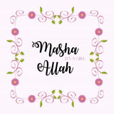 Wenskaart 'ma sha Allah a girl' - Islamboekhandel.nl