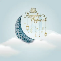 Wenskaart Ramadan clouds - Islamboekhandel.nl