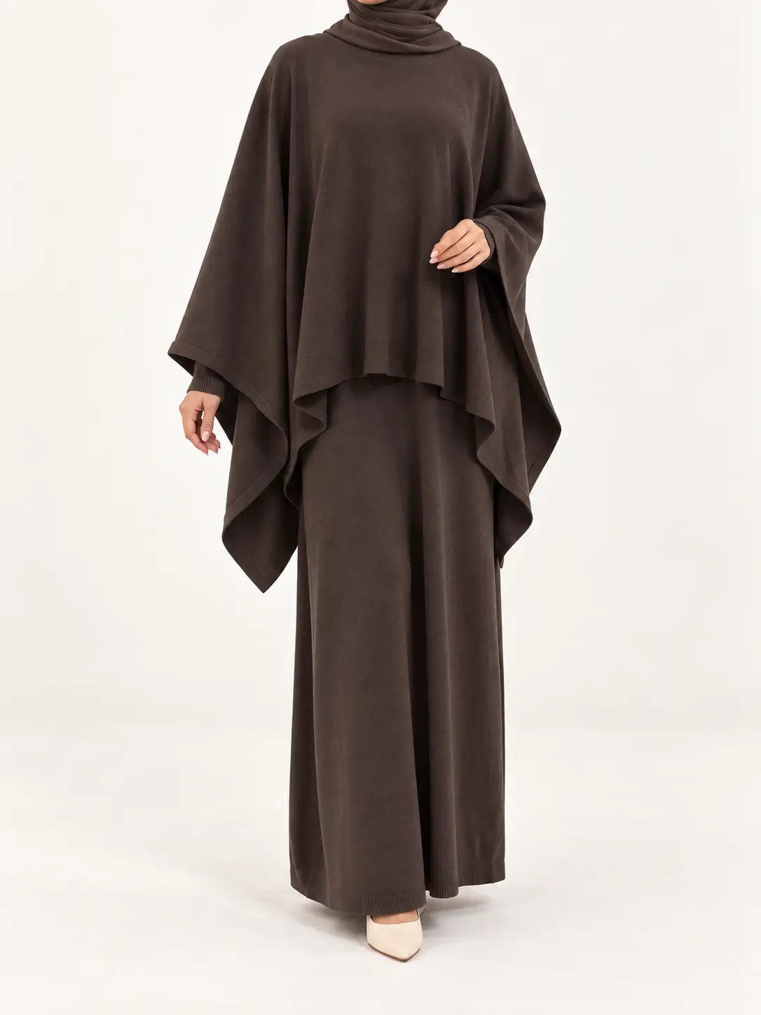 Winter drape dress