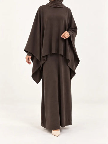 Winter drape dress