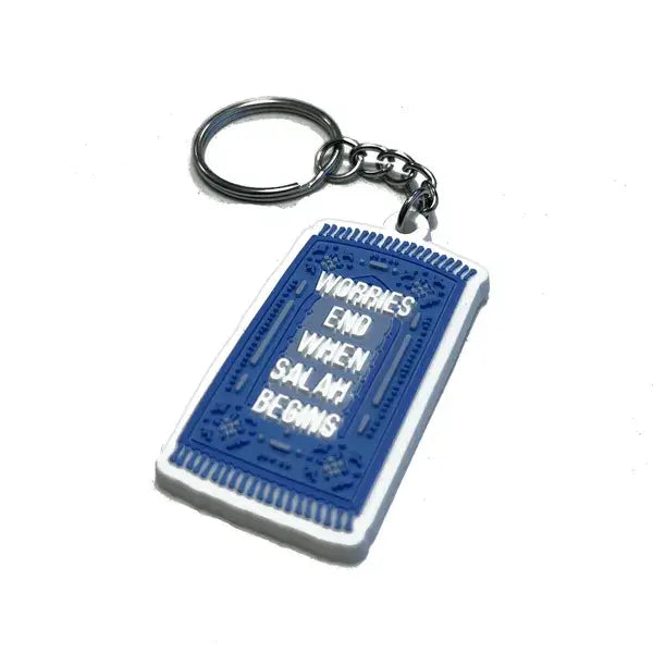 Worries end when salah begins sleutelhanger - Islamboekhandel.nl