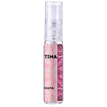 Zimaya fatima voor vrouwen extraits de parfum 100ml roze rozenpatroon sprayfles met doorschijnend glas en pomp