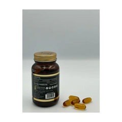 Halal rundergelatine Zwarte komijnzaadolie capsules in glazen fles met softgels