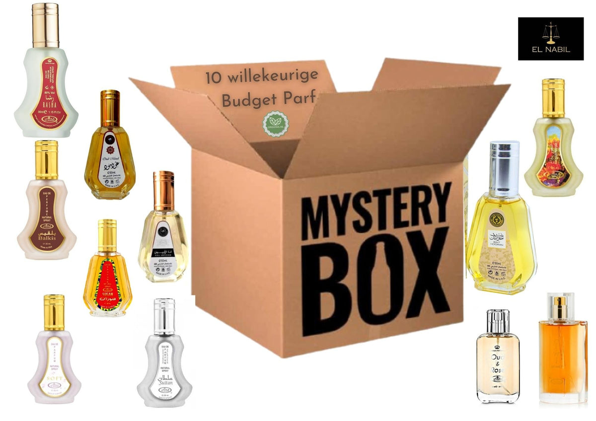 Mystery box parfum budget Organia Basic