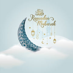 Wenskaart Ramadan clouds I-Creations