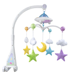 Moon & Stars Koran Kinderbed Mobiel met Lichtprojectie Desi Doll